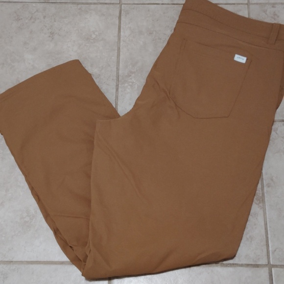 Orvis Fleece Lined Men's Pants Warm,outdoor, Articulated Knees 40x30 - Picture 8 of 12